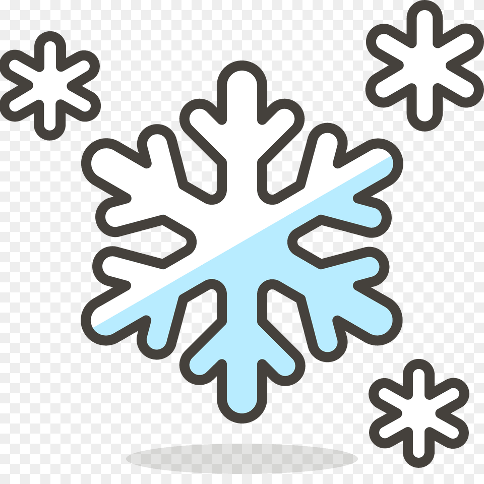 Snowflake Emoji Clipart, Nature, Outdoors, Snow, Dynamite Free Png