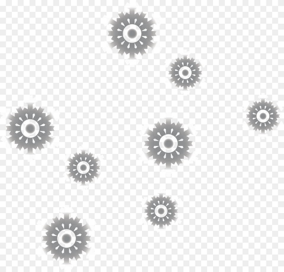 Snowflake Euclidean Vector Sunflower, Machine, Gear, Appliance, Ceiling Fan Free Png Download