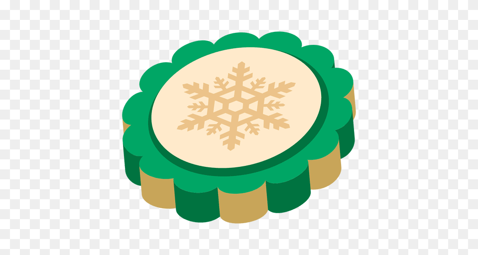 Snowflake Green Coin, Nature, Outdoors, Snow Free Transparent Png