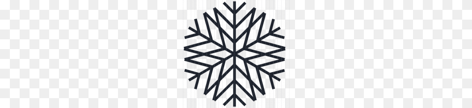 Snowflake Icon From Lyra Collection Icon Alone, Nature, Outdoors, Pattern, Festival Png Image