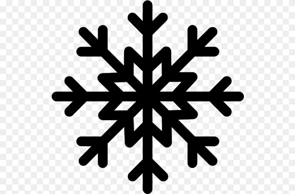 Snowflake Icon Transparent, Gray Png Image