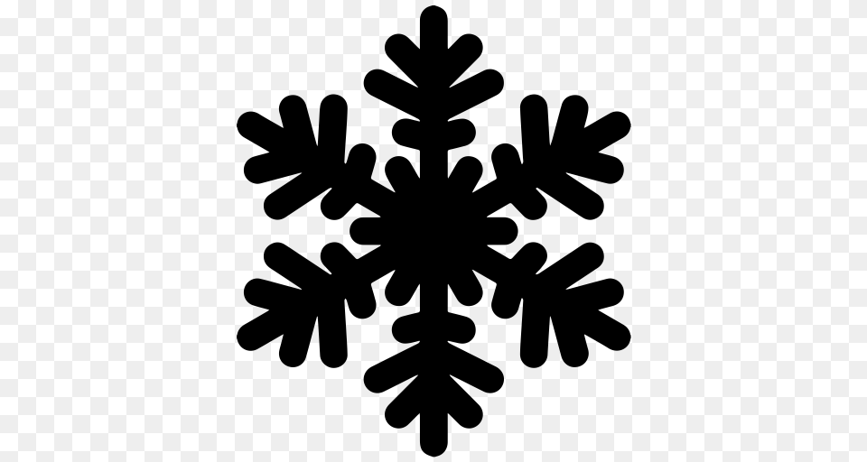Snowflake Icon With And Vector Format For Unlimited, Gray Free Png Download