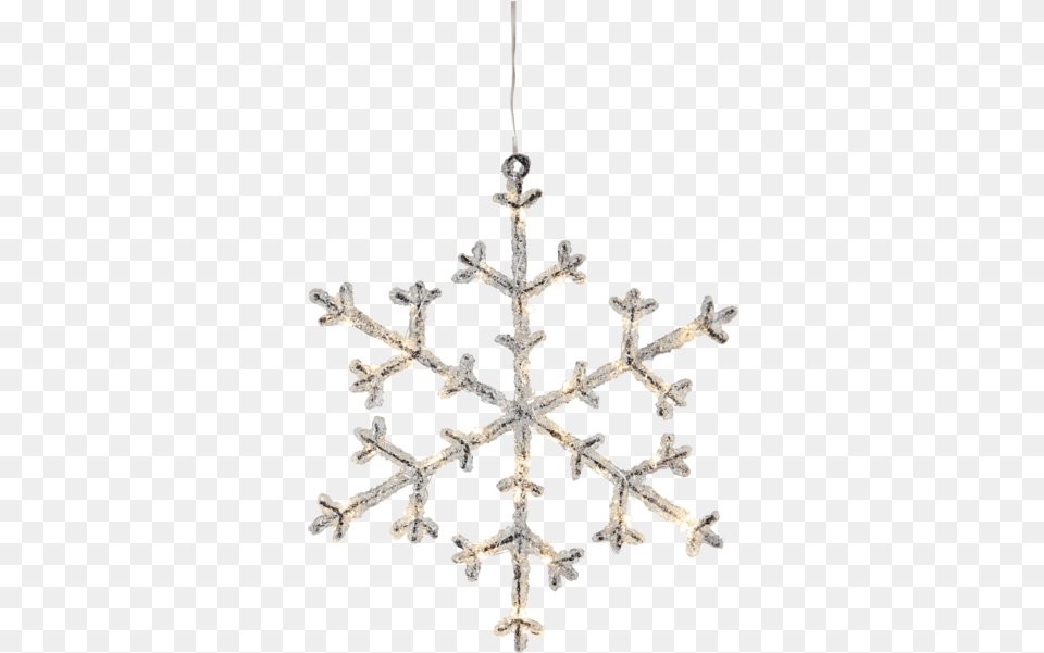 Snowflake Icy Light Emitting Diode, Nature, Outdoors, Chandelier, Lamp Free Png Download