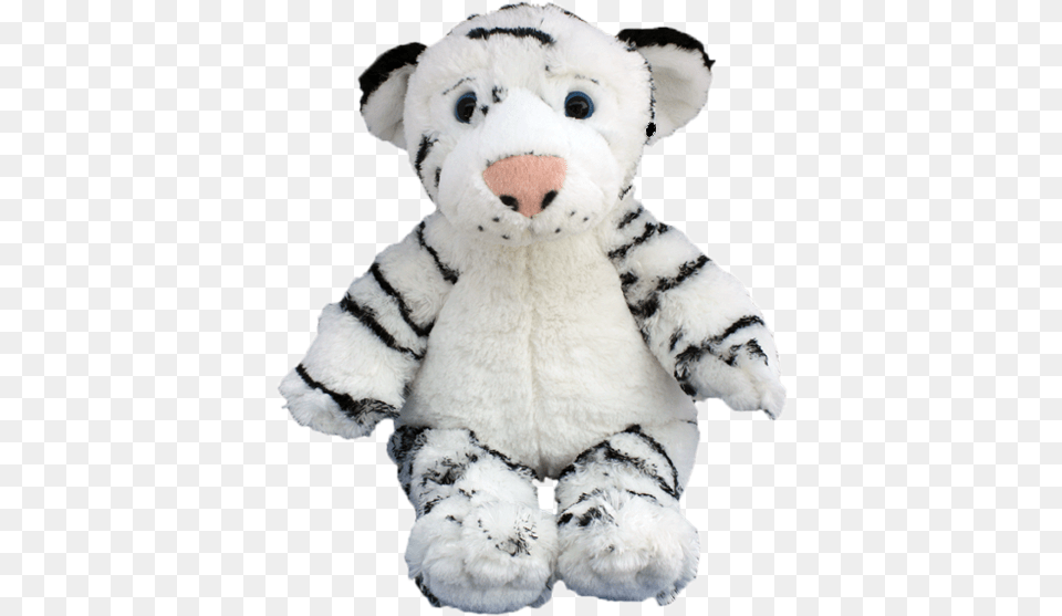 Snowflake Le Tigre Blanc 8quot White Tiger Stuffed Toy, Plush, Teddy Bear Free Png