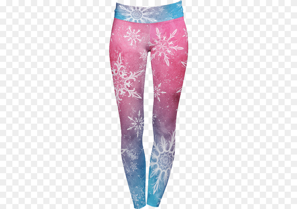 Snowflake Leggings Transparent Background Festive Clothing Leggings, Hosiery, Tights Png