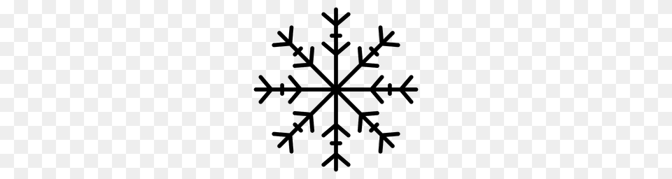 Snowflake Line Star, Nature, Outdoors, Snow, Cross Free Transparent Png