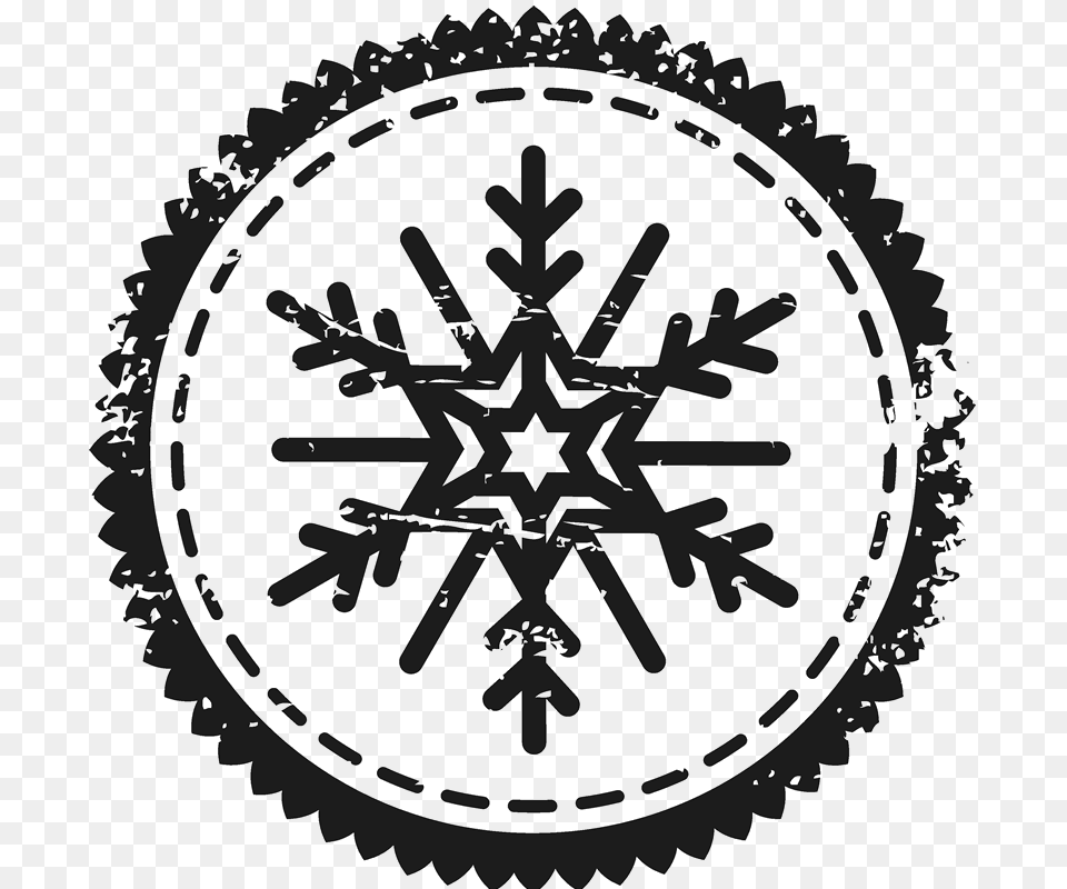 Snowflake Rubber Stamps, Outdoors, Nature, Emblem, Symbol Png