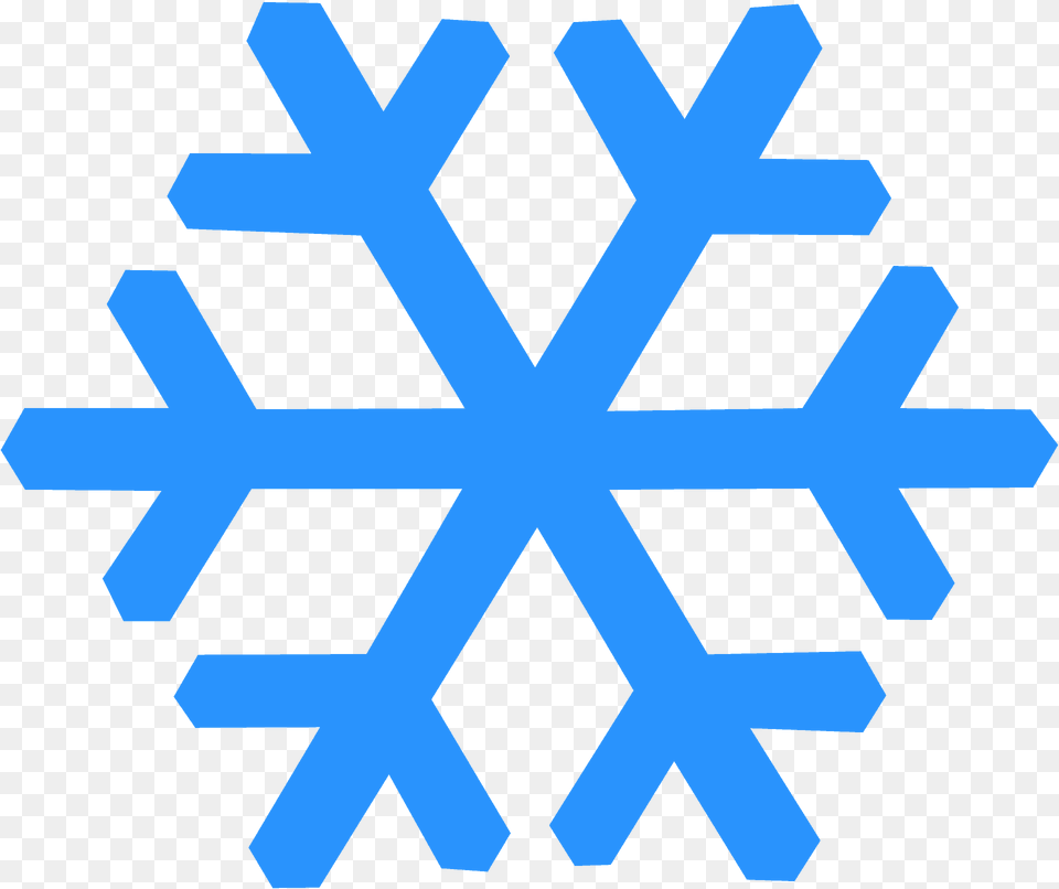 Snowflake Silhouette, Nature, Outdoors, Snow Free Png Download