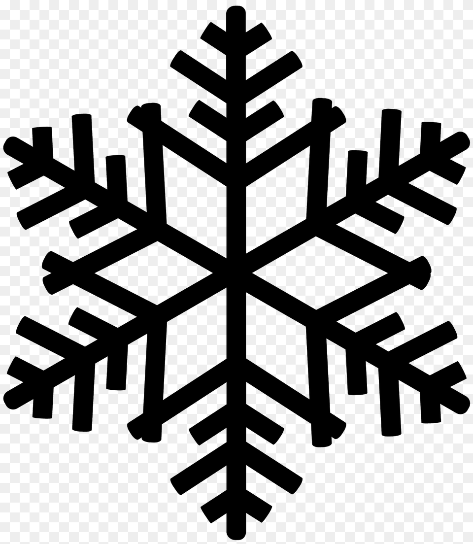 Snowflake Silhouette, Leaf, Nature, Outdoors, Plant Free Png
