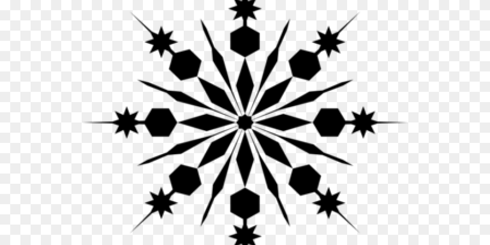 Snowflake Silhouette Cliparts Transparent Background Snowflake Clip Art, Gray Free Png