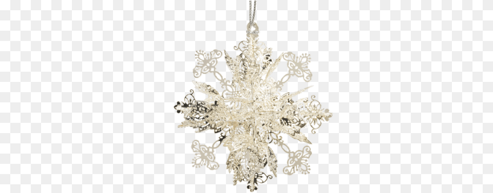 Snowflake Silver Plated Silver, Chandelier, Lamp, Accessories, Crystal Free Png Download