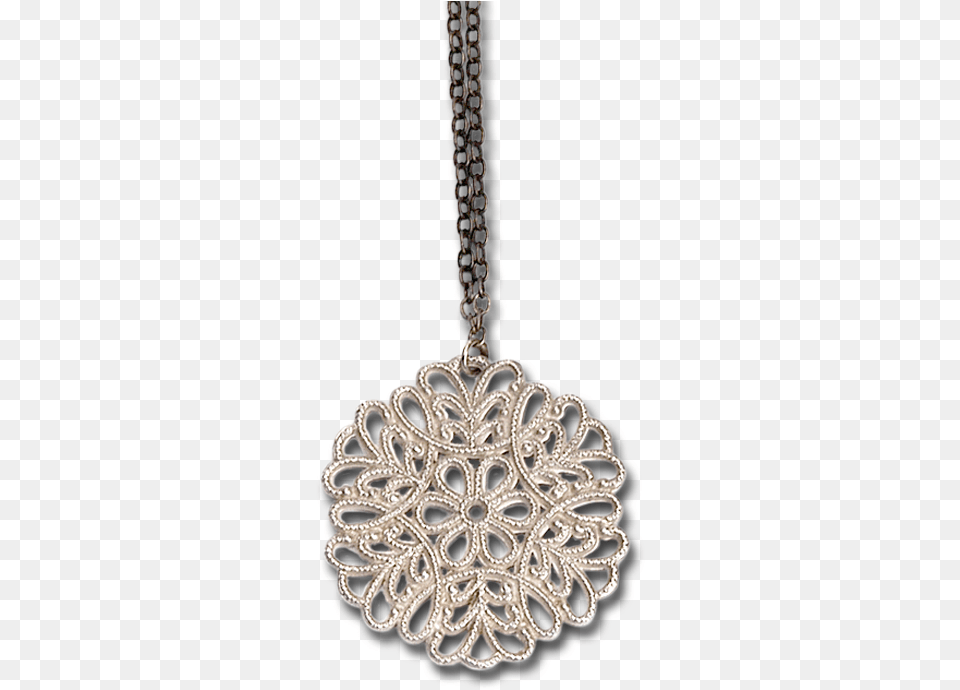 Snowflake Small Silver Pendant Necklace Locket, Accessories, Jewelry, Chandelier, Lamp Png Image