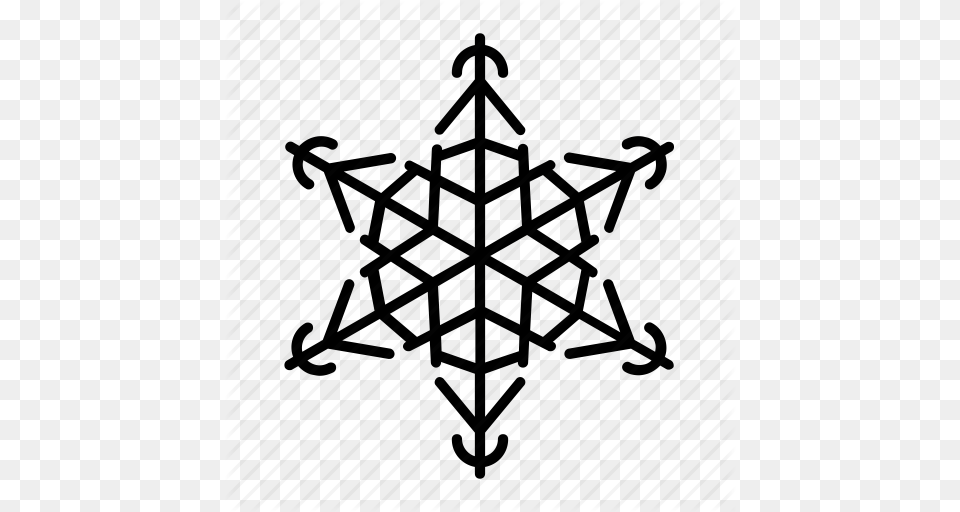 Snowflake Thin Line Vector Set, Star Symbol, Symbol Png Image