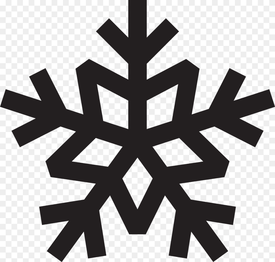Snowflake Vector, Nature, Outdoors, Snow, Cross Free Png