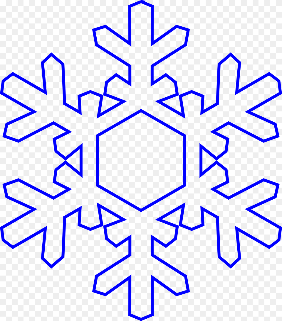 Snowflake Vector Graphic, Nature, Outdoors, Snow Png Image