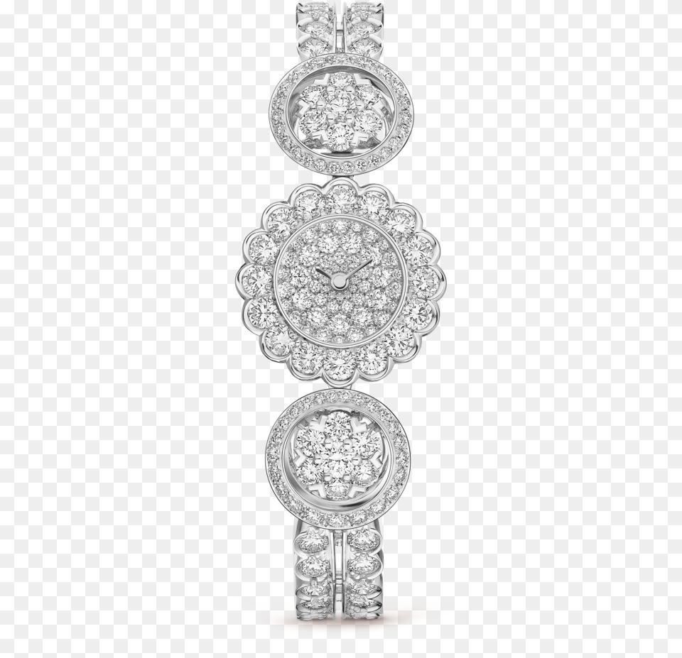 Snowflake Watch Watch, Accessories, Diamond, Gemstone, Jewelry Free Png