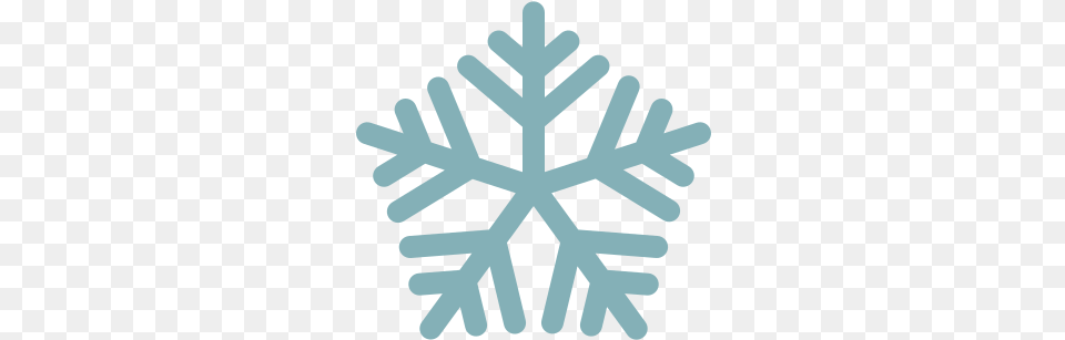 Snowflake Winter Weather Cold Icon Of Christmas Snowflake Flat Icon, Nature, Outdoors, Snow, Cross Free Png