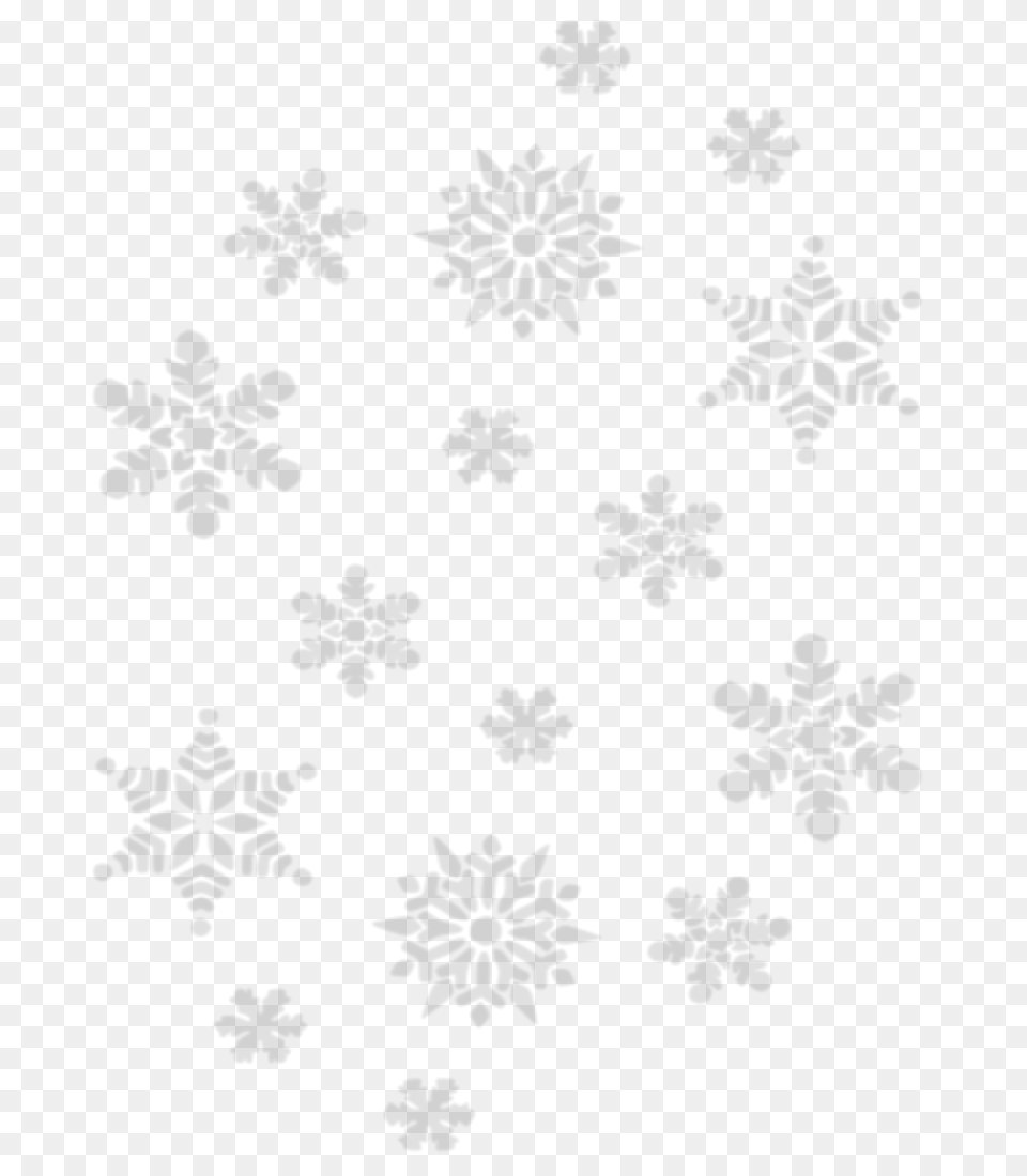 Snowflakes, Gray Free Png