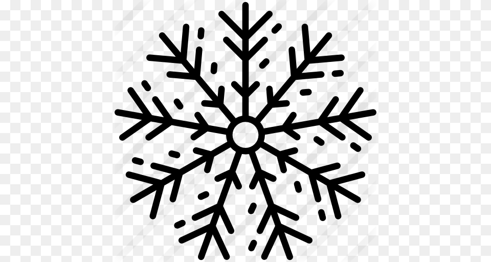 Snowflakes, Gray Free Png