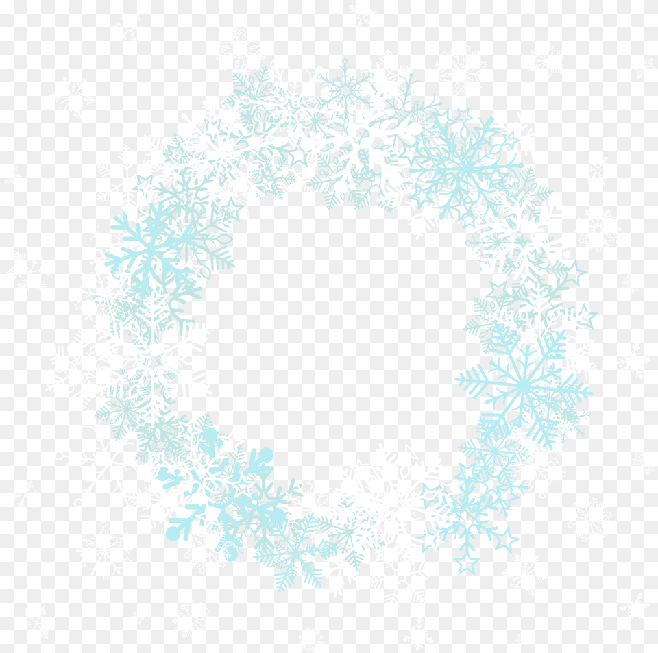 Snowflakes Border Frame Transparent Is Available Png Image