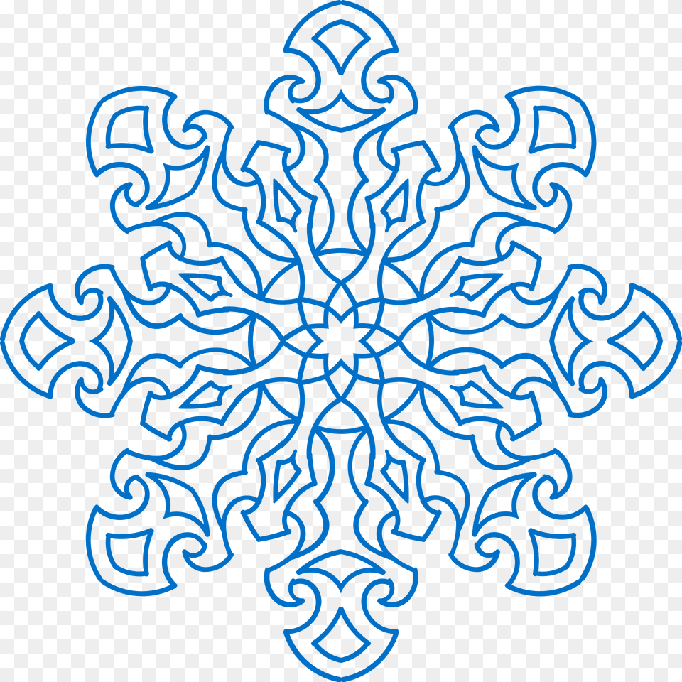 Snowflakes Clipart, Pattern Free Png