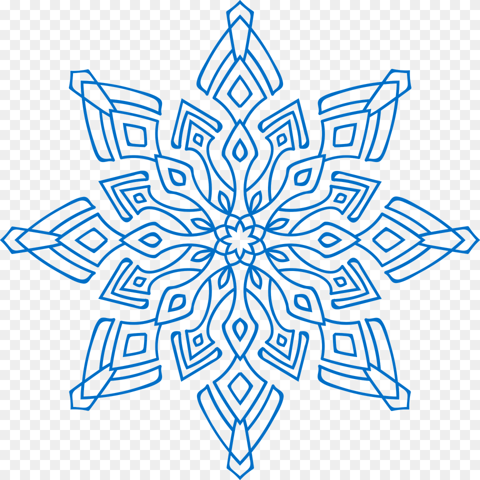 Snowflakes Clipart, Nature, Outdoors, Pattern, Snow Free Png Download