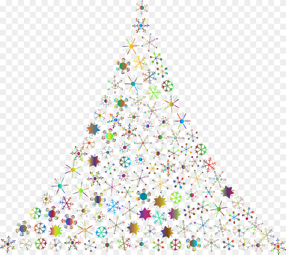 Snowflakes Clipart, Christmas, Christmas Decorations, Festival, Christmas Tree Png Image