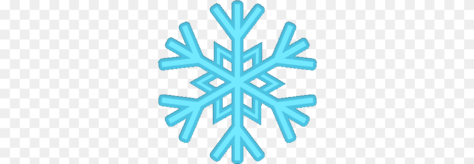 Snowflakes Clipart Gif Snowflake Animated Gif, Nature, Outdoors, Snow, Cross Free Png Download