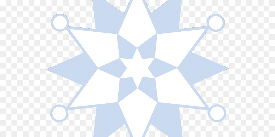 Snowflakes Clipart Solid Circle, Nature, Outdoors, Star Symbol, Symbol Free Transparent Png