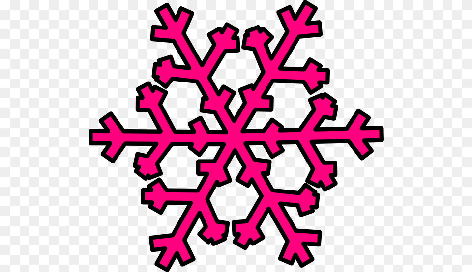 Snowflakes Clipchart Pink Snowflake Clip Art, Nature, Outdoors, Snow, Dynamite Free Transparent Png