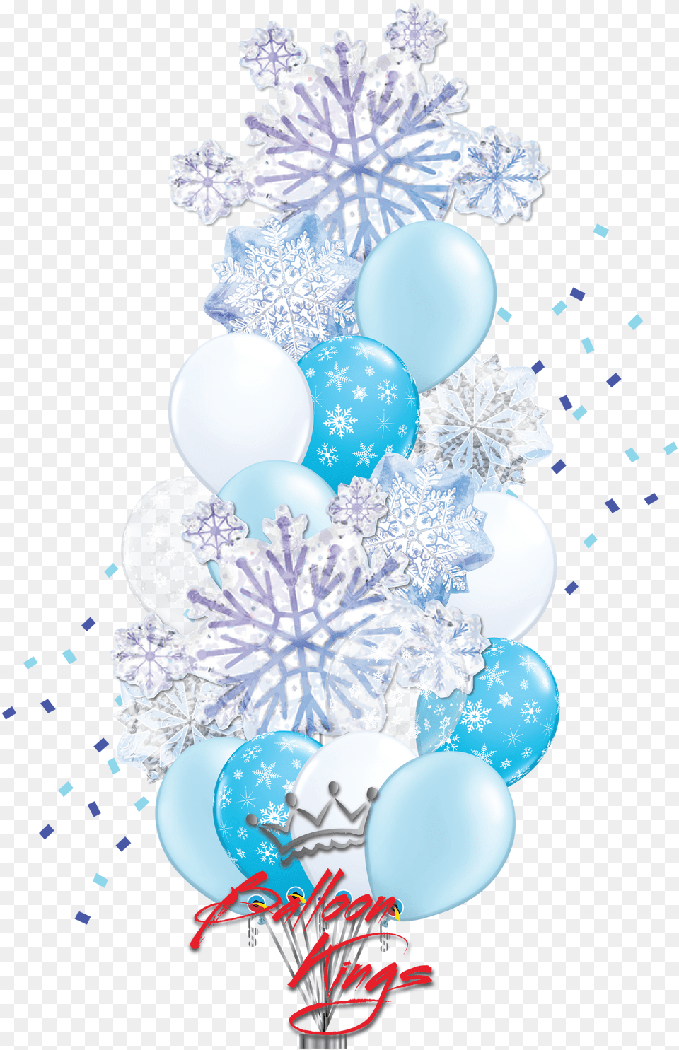 Snowflakes Clusters Bouquet, Nature, Outdoors, Balloon, Snow Png