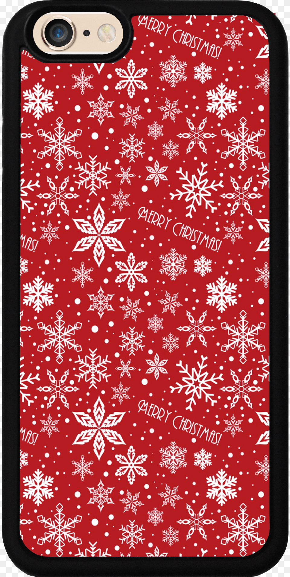 Snowflakes For Iphone Red Christmas Iphone Background, Electronics, Phone, Mobile Phone, Pattern Png Image