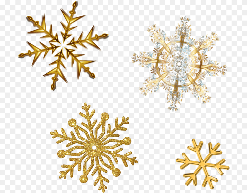 Snowflakes Glitter Sparkly Gold Christmas Merrychristma Christmas Snowflake Gold, Accessories, Earring, Jewelry, Nature Free Transparent Png
