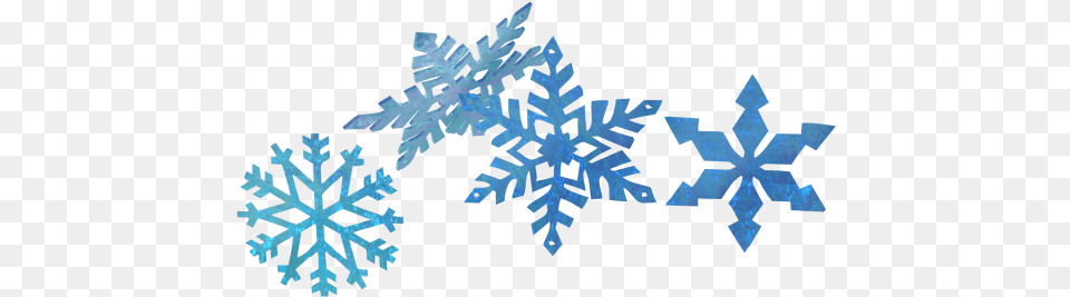 Snowflakes Picture Blue Christmas Garland Full Snowflake 3d Model, Nature, Outdoors, Snow Png Image