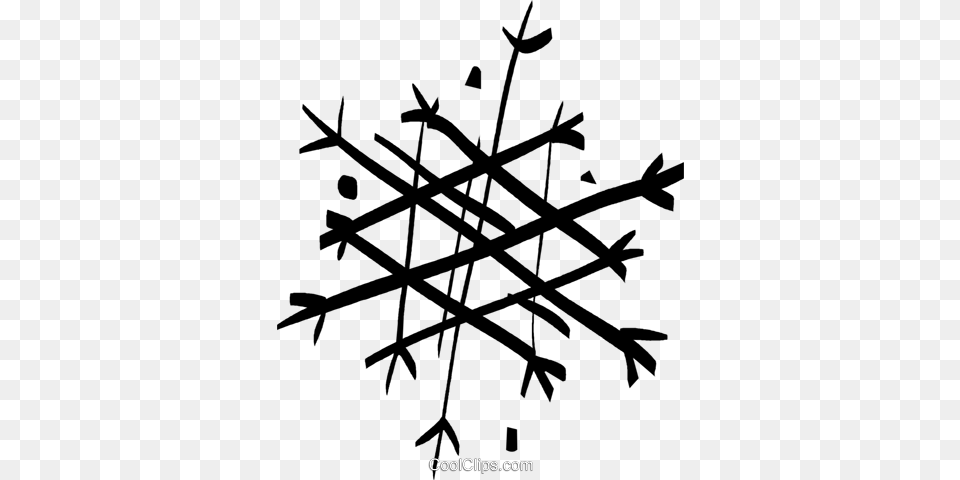 Snowflakes Royalty Vector Clip Art Illustration, Nature, Outdoors, Snow Free Transparent Png