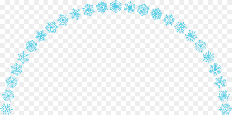 Snowflakes Transparent Snowflake Border Circle, Accessories, Arch, Architecture, Pattern Free Png