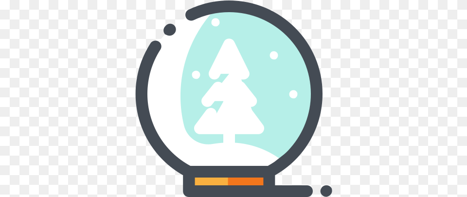 Snowglobe Icon And Vector Circle, Lighting, Light, Clothing, Hardhat Free Png Download