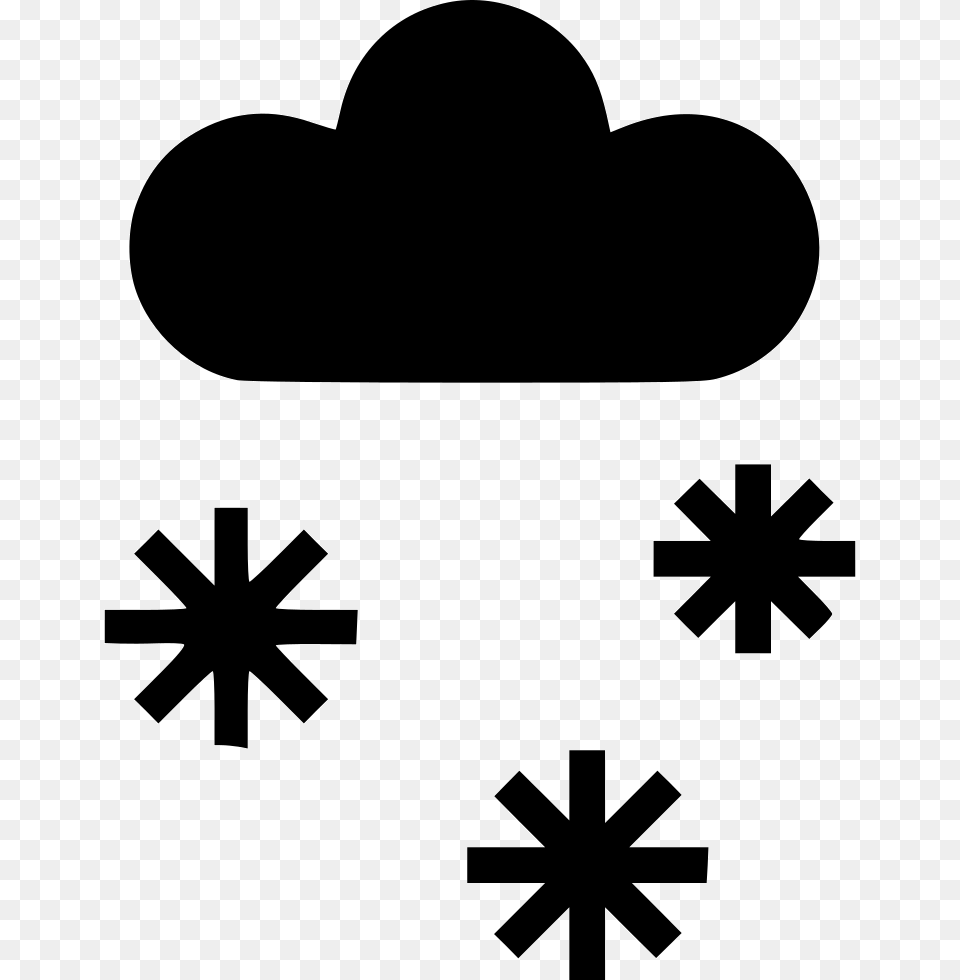 Snowing Snow Weather Symbol, Clothing, Hat, Stencil, Cowboy Hat Free Transparent Png