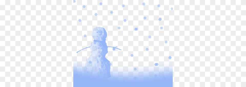 Snowman Nature, Outdoors, Pattern, Night Free Png Download