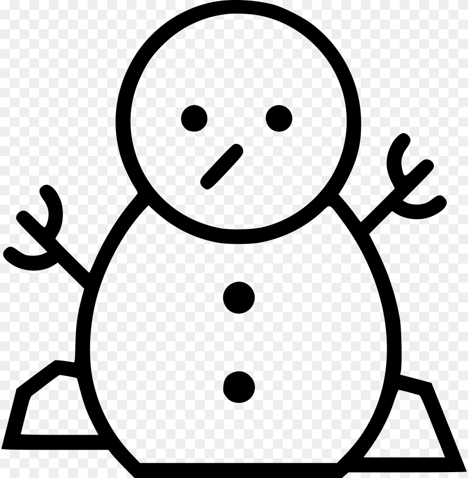 Snowman, Nature, Outdoors, Winter, Snow Png Image