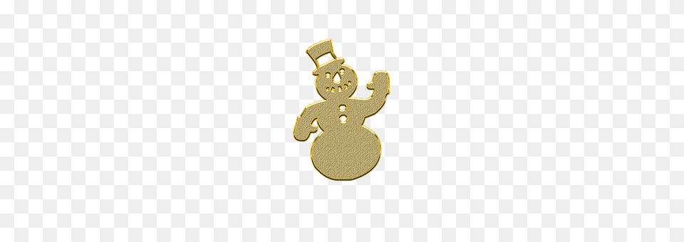 Snowman Gold, Cross, Symbol, Accessories Png