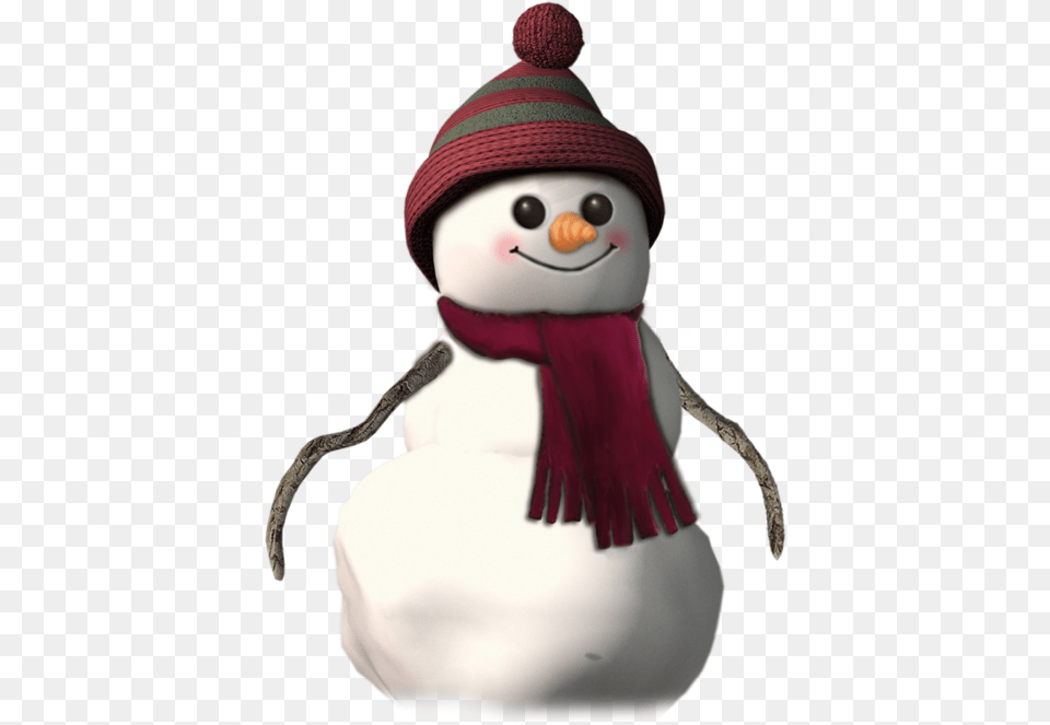 Snowman 3d Computer Graphics 3d Snowman, Nature, Outdoors, Winter, Snow Png Image