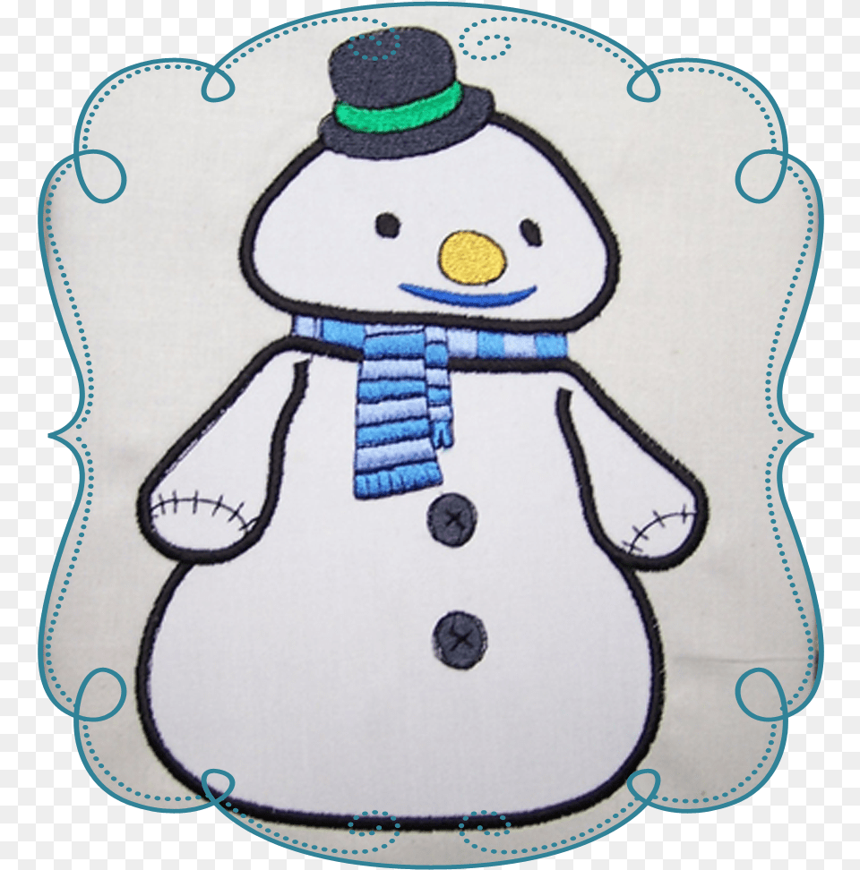Snowman Cat In The Hat Reading, Nature, Outdoors, Winter, Applique Free Png