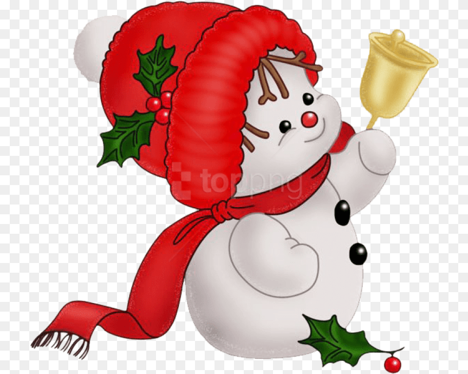 Snowman Christmas Clipart, Clothing, Hat, Nature, Outdoors Png Image