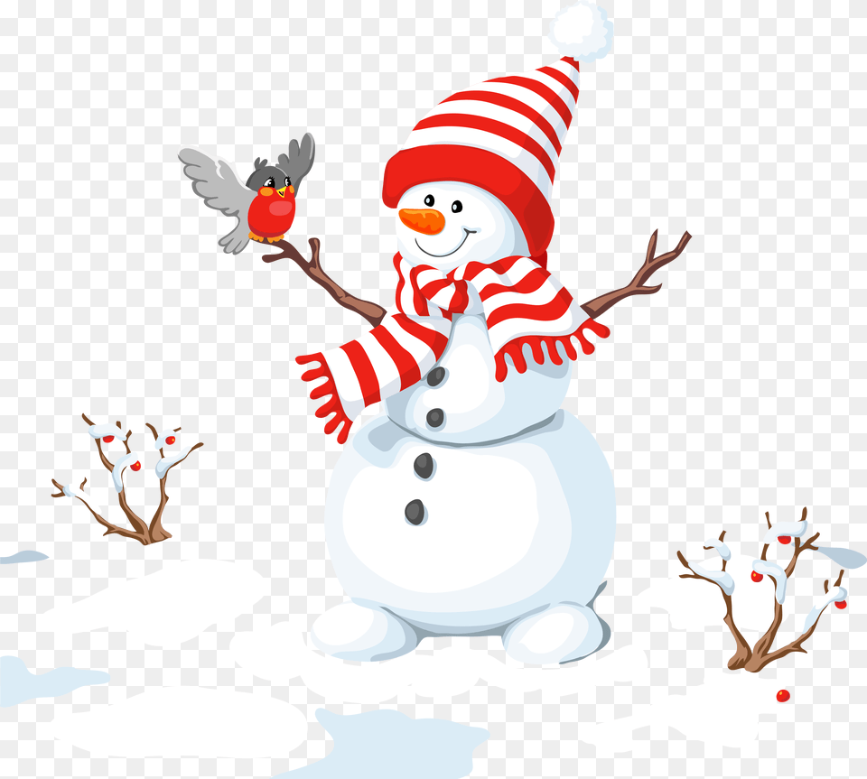 Snowman Christmas Snow Free Transparent Transparent Snowman, Nature, Outdoors, Winter Png