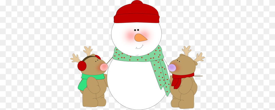 Snowman Clip Art Snowman And Reindeer Clip Art, Nature, Outdoors, Winter, Snow Png