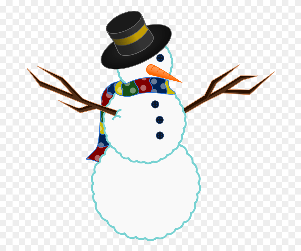 Snowman Clip Art Vector, Nature, Outdoors, Winter, Snow Free Png