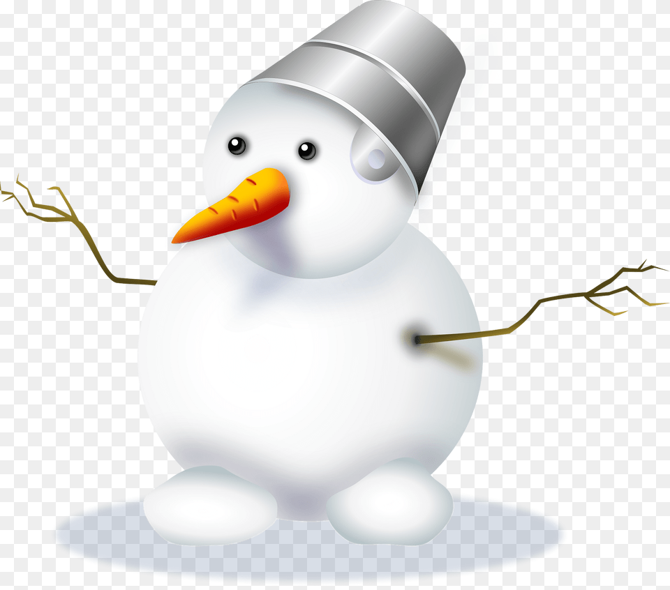 Snowman Clipart, Nature, Outdoors, Winter, Snow Png Image