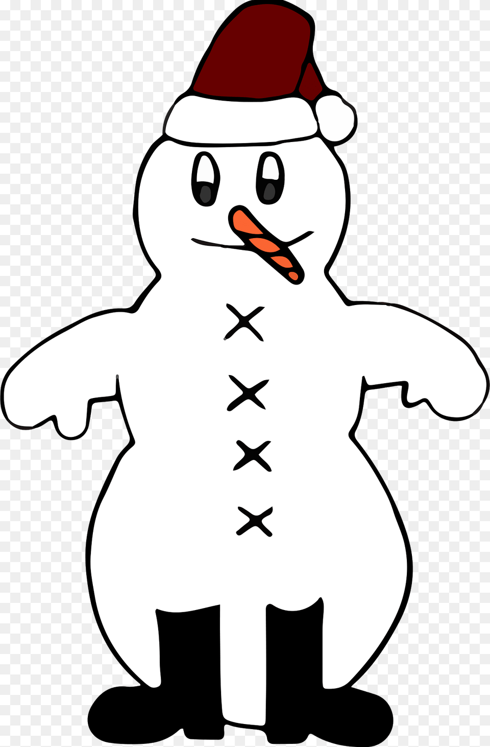 Snowman Clipart, Nature, Outdoors, Winter, Snow Free Transparent Png