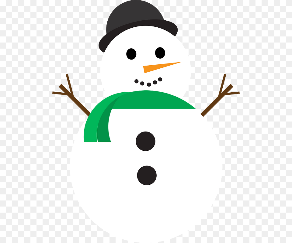 Snowman Clipart, Nature, Outdoors, Snow, Winter Png Image